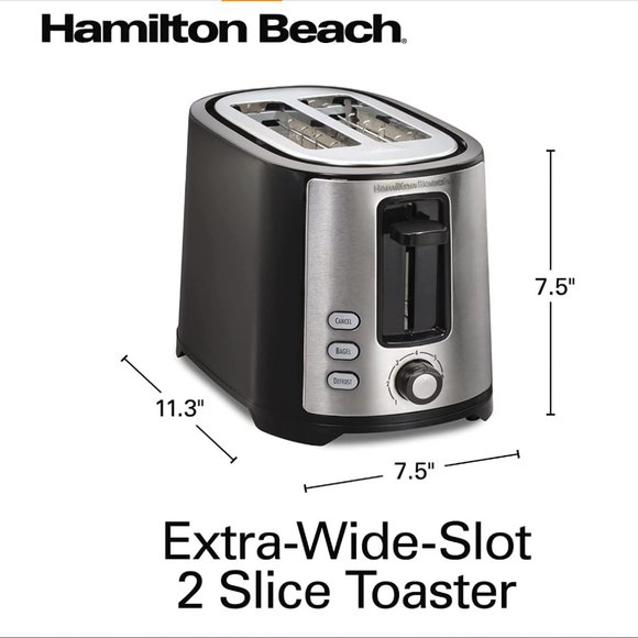 Hamilton Beach Kitchen Hamilton Beach 2 Slice Extra Wide Slot